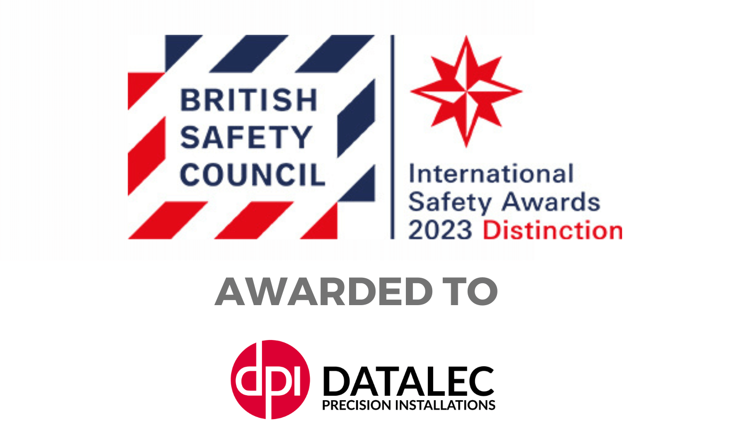 British Safety Council - International Safety Awards 2023 Distinction - Awarded to DPI